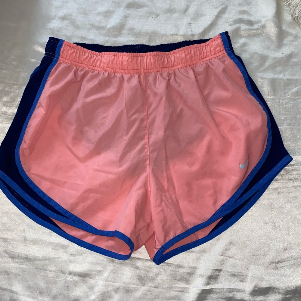 Pink Nike Dry-Fit shorts